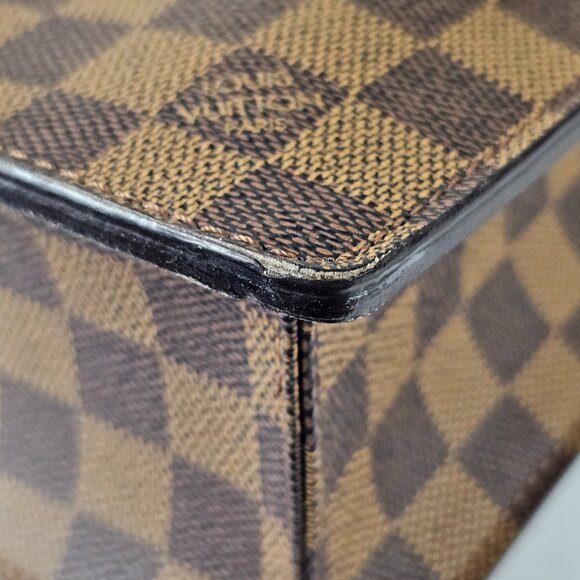 LOUIS VUITTON Damier Messenger Briefcase Mens LV Work Bag Authentic Damier LV - Picture 5 of 16